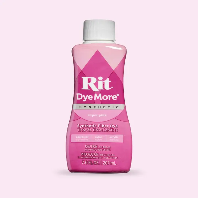 Rit DyeMore Super Pink textielverf roze per stuk synthetisch