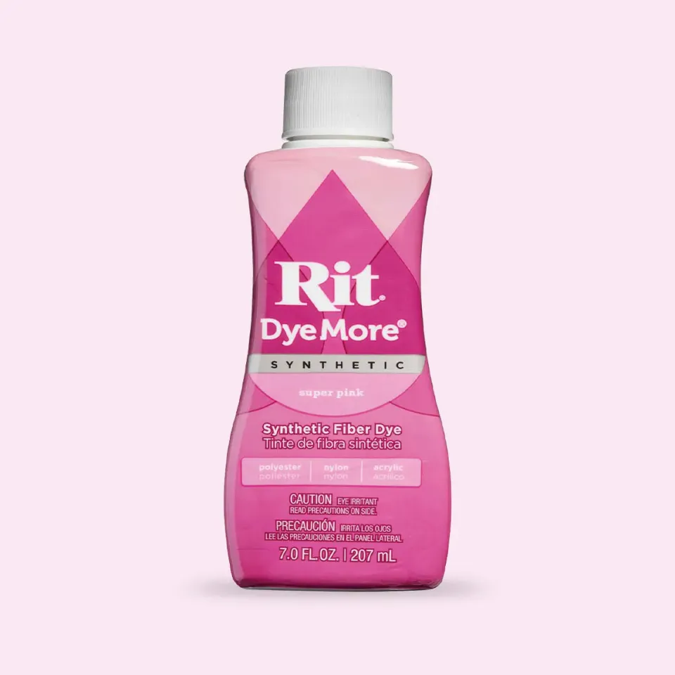 Rit DyeMore Super Pink textielverf roze per stuk synthetisch