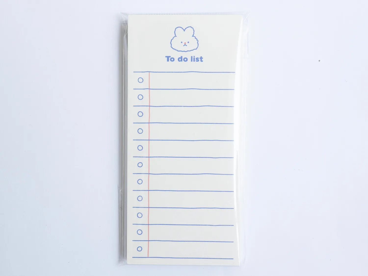 La Petite Epicerie To Do List konijn notitieblok 45 vel