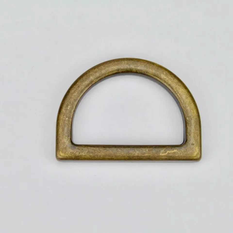 Leather House D-ring messing 25 mm per stuk