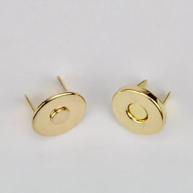 Leather House Magneet Gold 12 mm Ultra Dun Sluiting