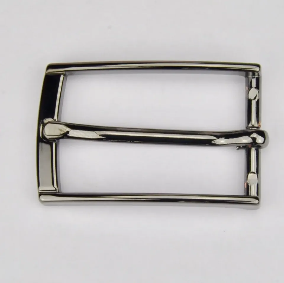 Leather House Gesp 30mm zwart gunmetal riem