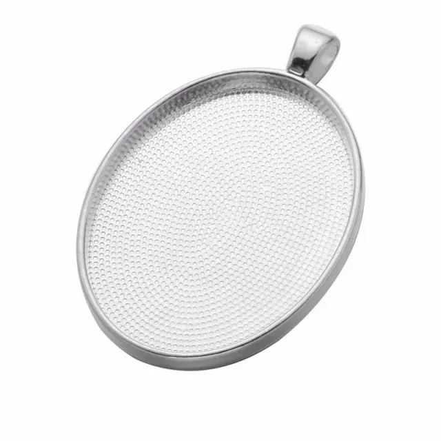 Bijounique Hanger Ovaal met Oog L 30x40 mm Goud