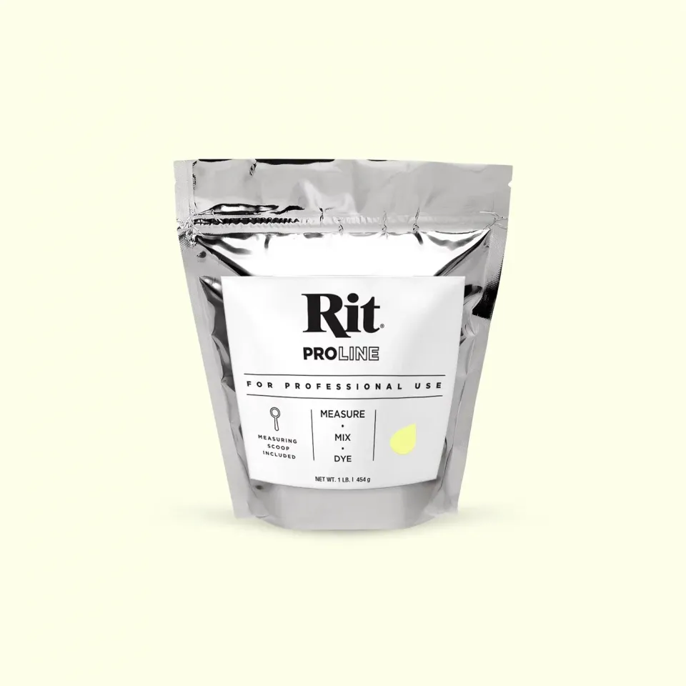 Rit ProLine Neon Yellow textielverf poeder 1lb geel