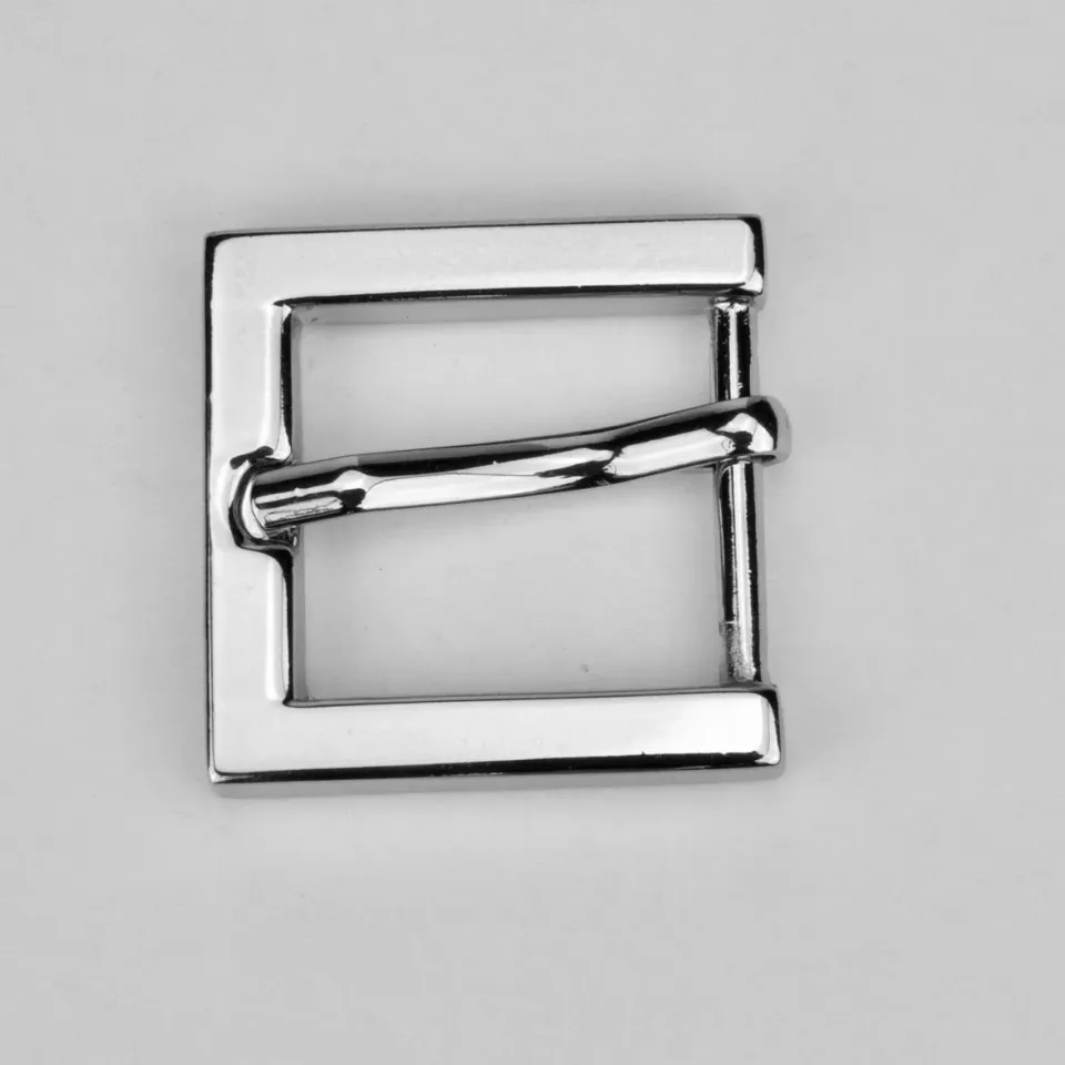 Leather House Buckle Silver 20mm gesp zilver staal
