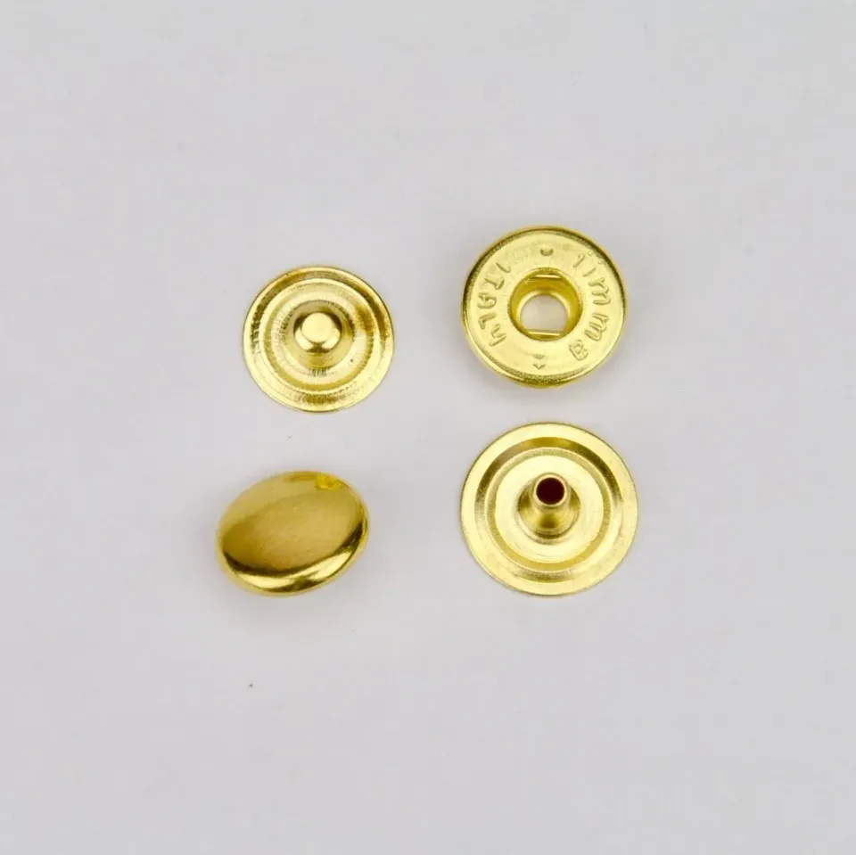 Leather House drukker goud 9 mm 10 stuks