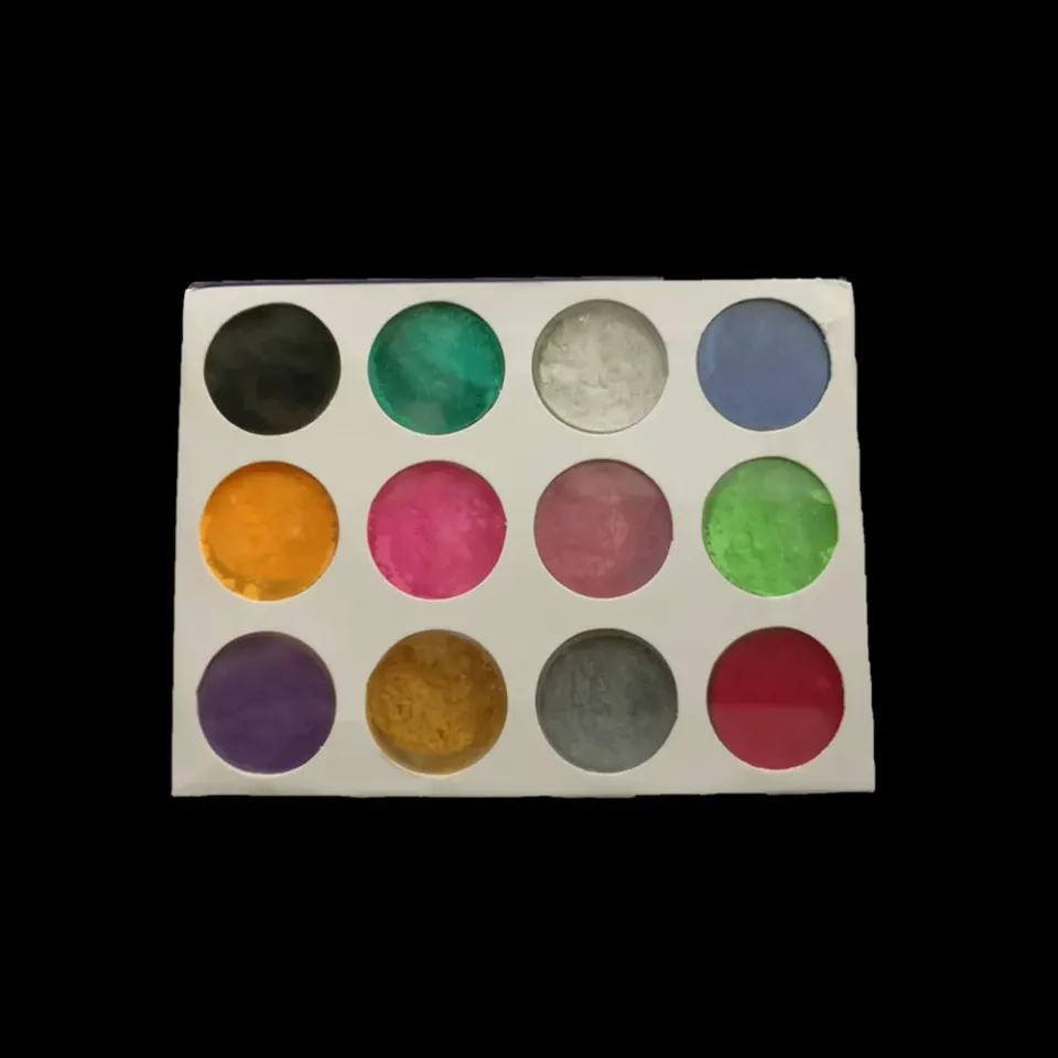 Bijounique Mica poeder kleurpigment 12 kleuren parelmoer