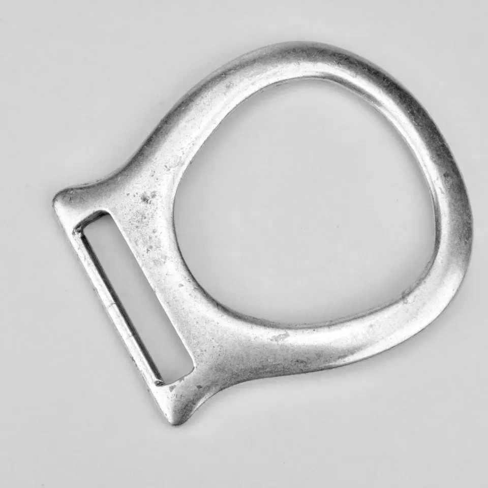 Leather House Handvatbevestiger 40 mm oud zilver per stuk