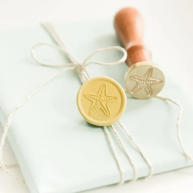 Jessy at Sea Starfish waxzegel stempel 25 mm zeester