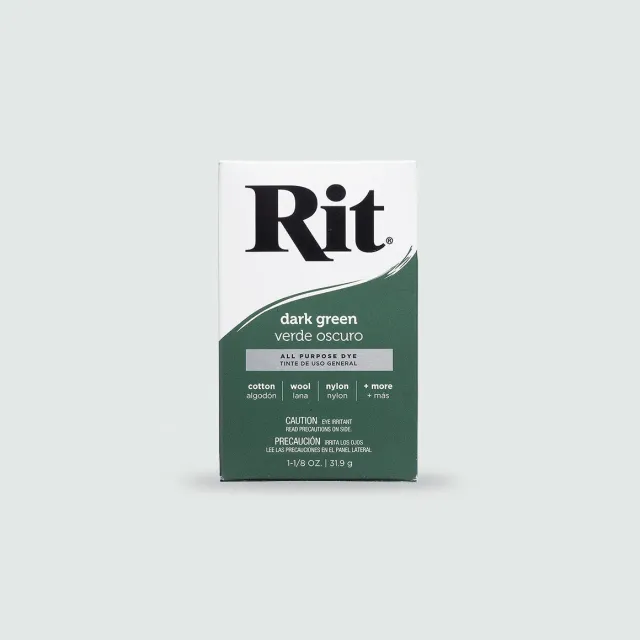 Rit All-Purpose Dark Green textielverf poeder donkergroen