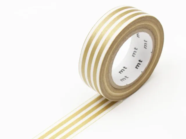 La Petite Epicerie mt masking tape washi lignes dorées 7 m