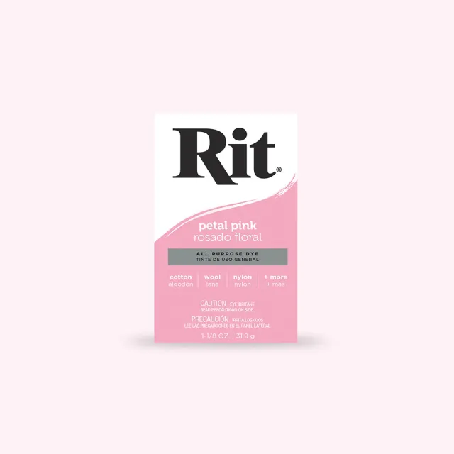 Rit All-Purpose Petal Pink textielverf poeder zachtroze