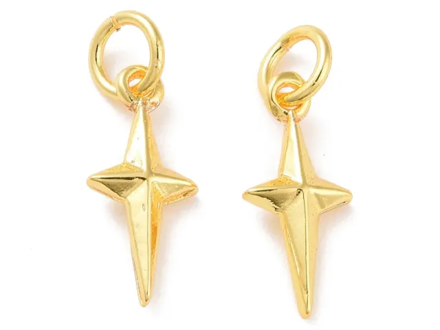 La Petite Epicerie ster bedel goud per stuk 14 mm