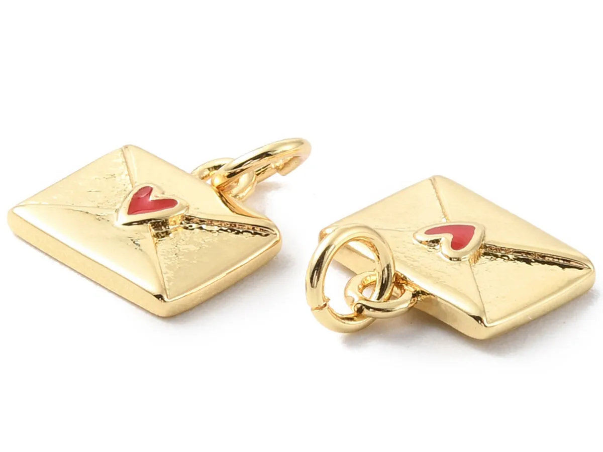 La Petite Epicerie bedel envelop rood goud per stuk