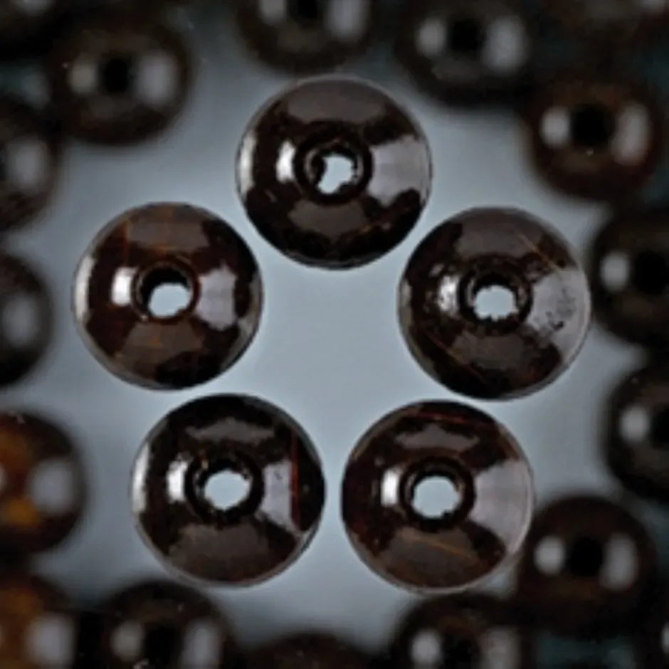 LTC-Leiden houten kralen rond 6 mm bruin 105 stuks
