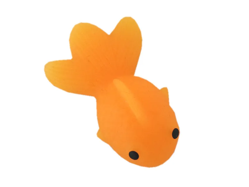 La Petite Epicerie Mini Squishy Vis rood anti-stress 5,8 cm