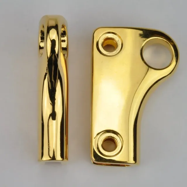 Leather House souffléhaak goud 42x28mm tasbeslag