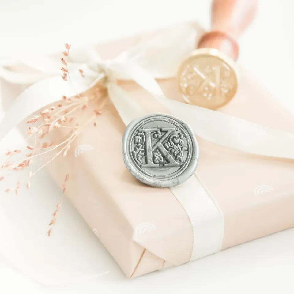 Jessy at Sea Letter K waxstempel 25 mm initiaal