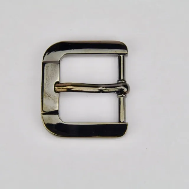 Leather House Buckle Black 25 mm gesp zwart metaal
