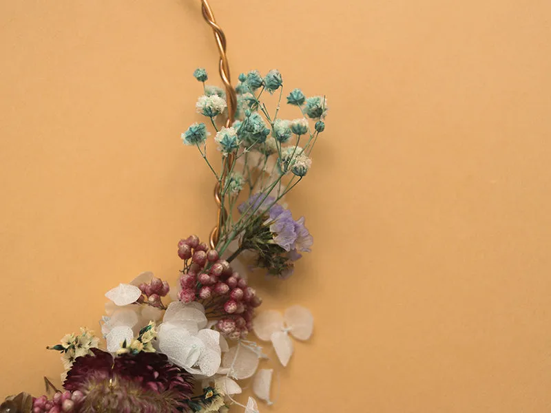 Mes Kits Make It Bloemenkroon gedroogde bloemen kit