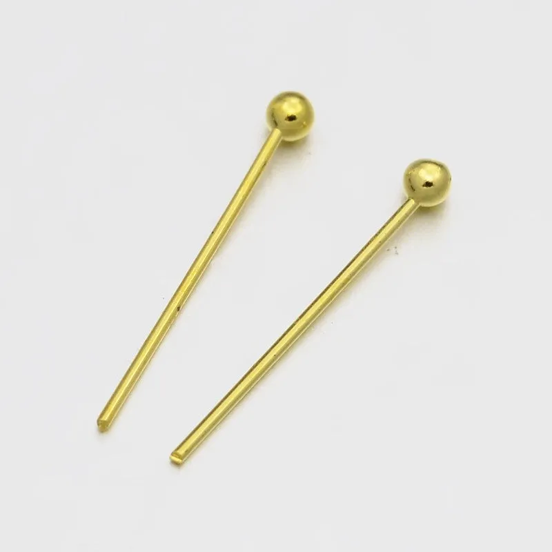La Petite Epicerie Kogelkop nietstiften goud 30 mm 50 stuks