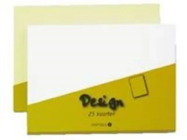 LTC-Leiden dubbele wenskaarten 10,5x14,8 cm ivoor 15 stuks