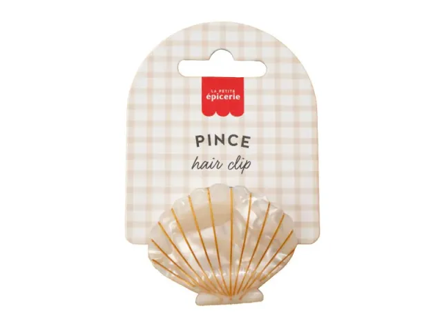 La Petite Epicerie Haarclip Schelp Parelmoer Wit