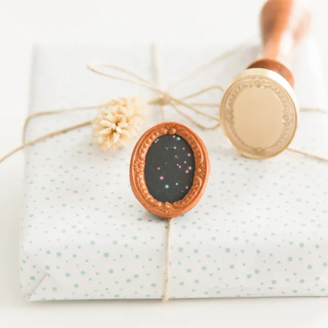 Jessy at Sea Frame Round waxstempel 25 mm rond