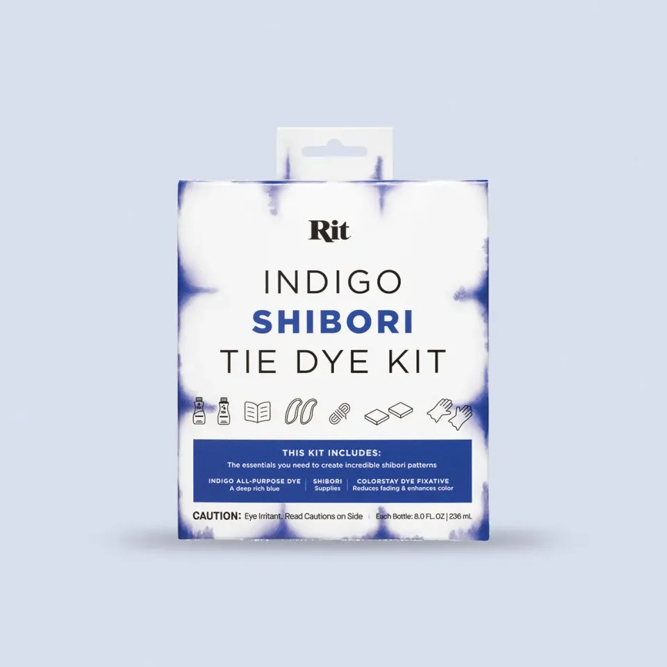 Rit Indigo Shibori tie dye set indigo blauw
