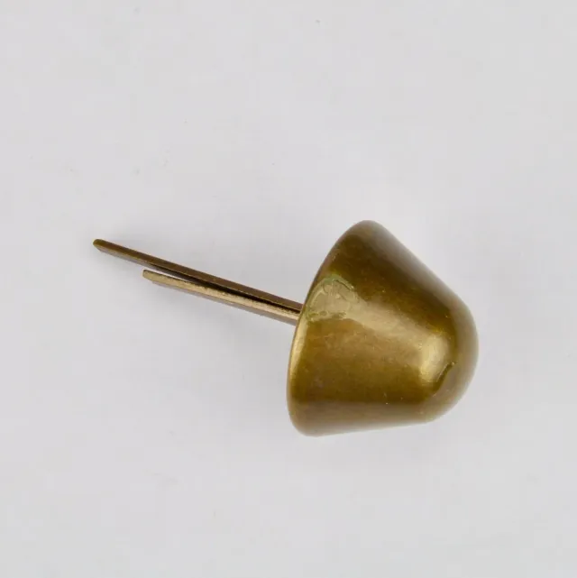 Leather House Voetje Splitpen Brass 22 mm oudgoud
