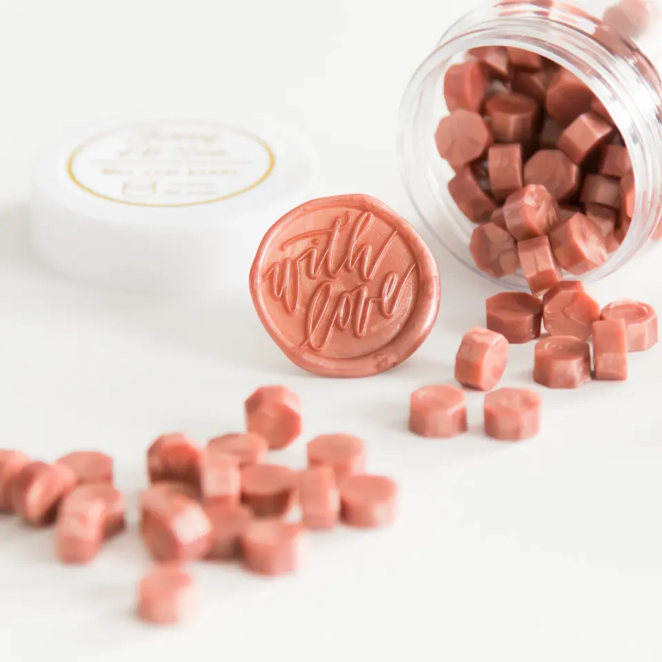 Jessy at Sea Rose Gold zegelwax 100 stuks roségoud