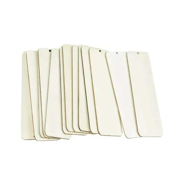 Astrid Brouwers boekenleggers hout set 10 stuks 12 cm
