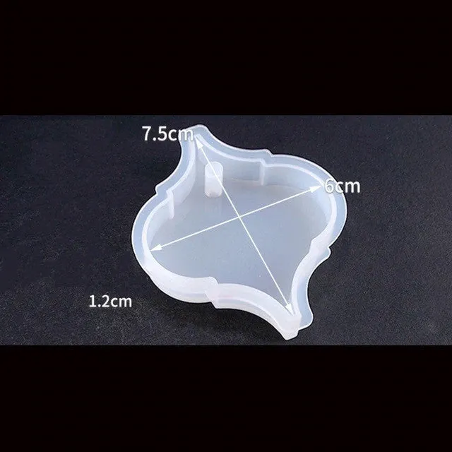 Bijounique Pegel siliconenmal 75 mm met ophangoog