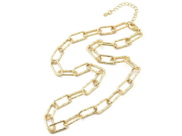 La Petite Epicerie Schakelketting verguld bewerkt 43,3 cm