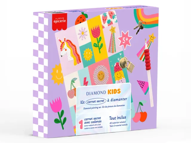 La Petite Epicerie Diamond Painting Kids dagboek met slot