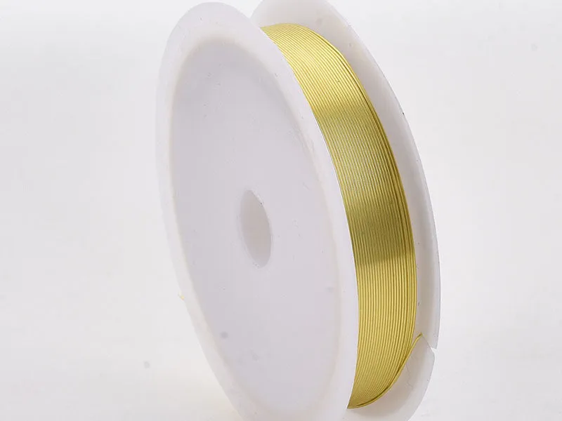 La Petite Epicerie koperdraad lichtgoud 0,2 mm 25 m