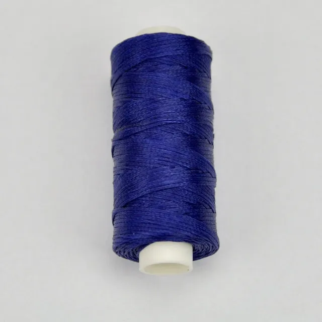 Leather House Gewaxed Polyesterdraad donkerblauw 1 mm 50 m