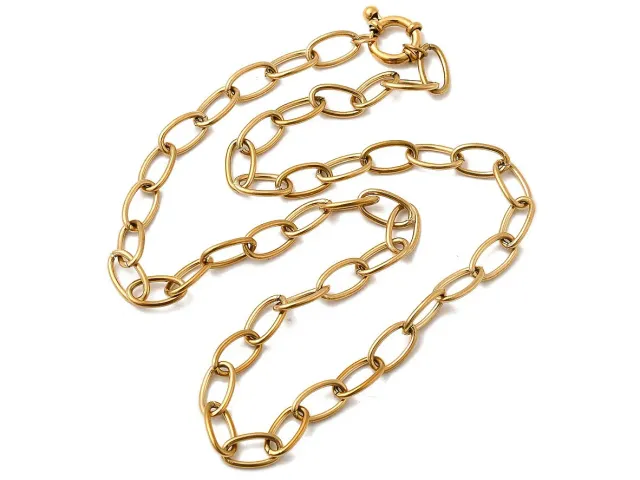 La Petite Epicerie kabelketting goud 41,3 cm rvs