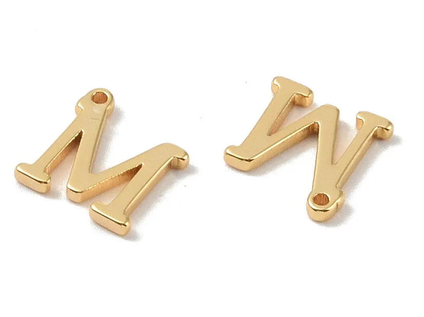 La Petite Epicerie bedel letter M goud verguld per stuk