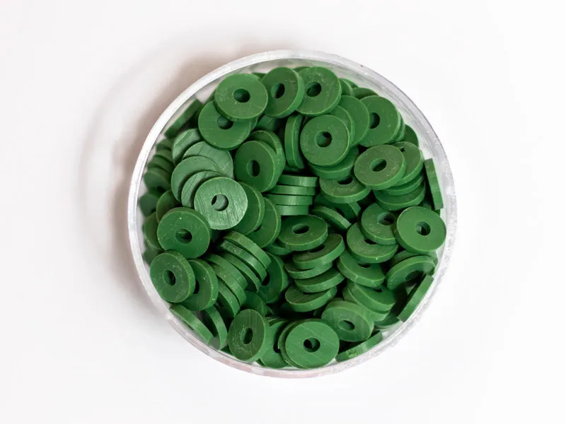 La Petite Epicerie Heishi kralen 6 mm groen doosje 200 st