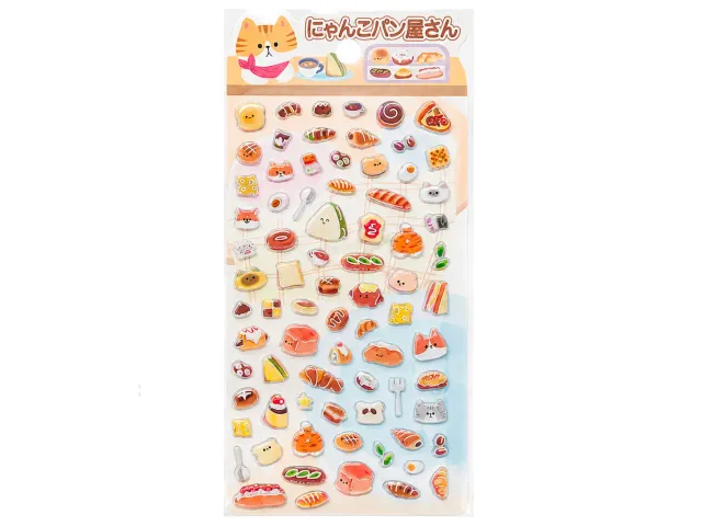 La Petite Epicerie Koreaanse 3D stickers viennoiserie