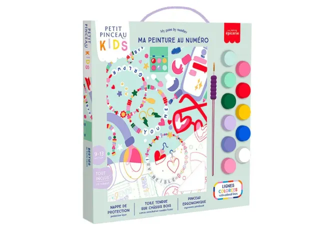 Petit Pinceau Kids Besties schilderen op nummer kit