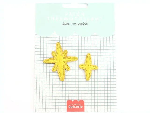 La Petite Epicerie Sterren patch thermocollant glanzend