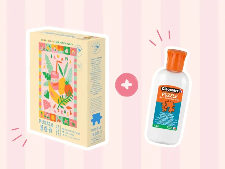 La Petite Epicerie puzzel Banana Crush 500 stukjes met lijm