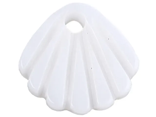 La Petite Epicerie schelp bedel parelmoer 10 mm wit