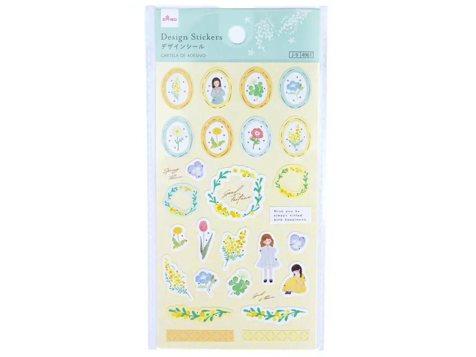 La Petite Epicerie Mimosa stickers kleurrijk vel