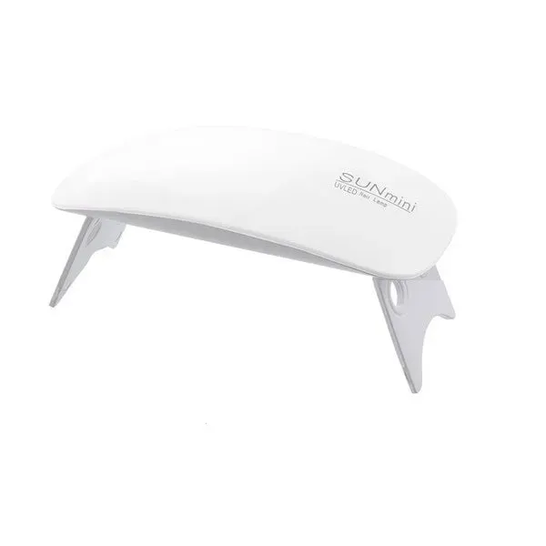 Bijounique Mini Portable UV LED lamp 6W wit