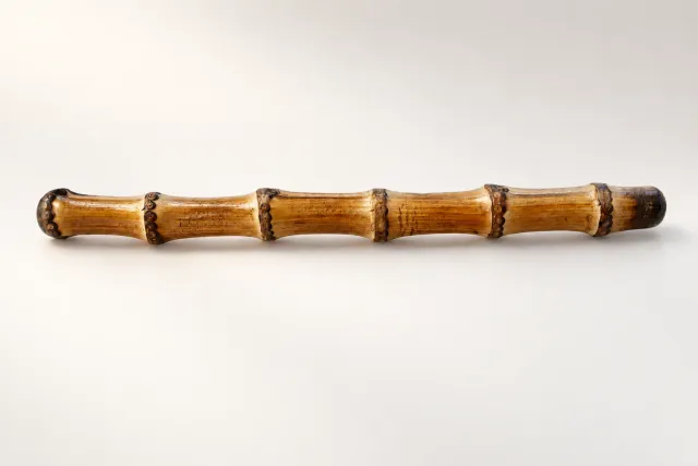 Leather House Bamboe Handvat Naturel 25 cm per stuk
