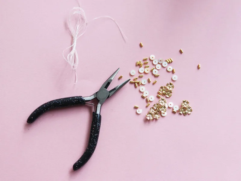 La Petite Epicerie sieraadtang plat glitter handvat tang