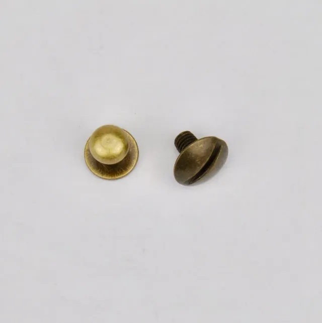 Leather House Habto Copper Collar Button 5 mm koper per stuk